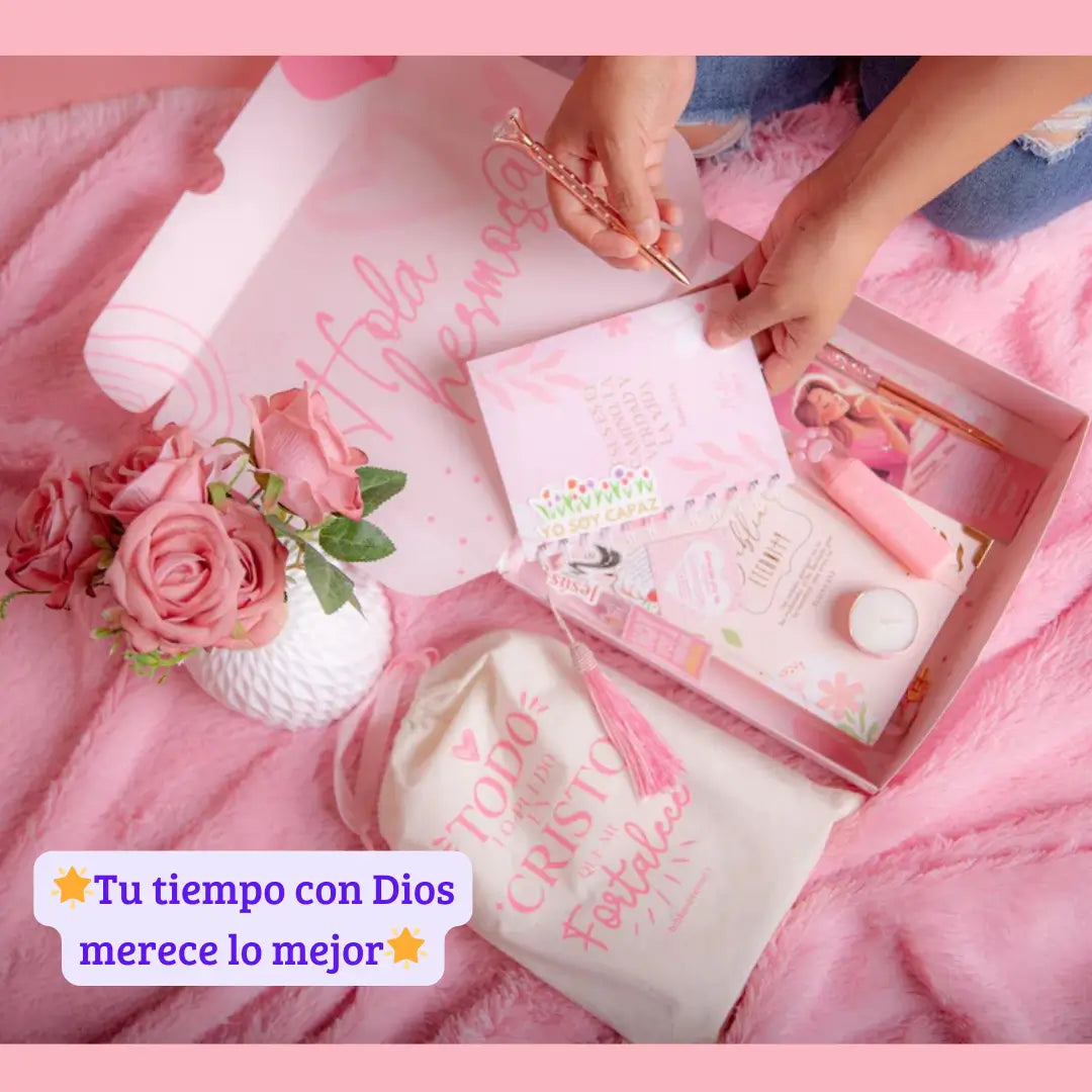 🙏 KIT PARA TU ESPACIO CON DIOS 💗 BIBLIA ETERNITY PASTA DURA 📕🙏 30% OFF