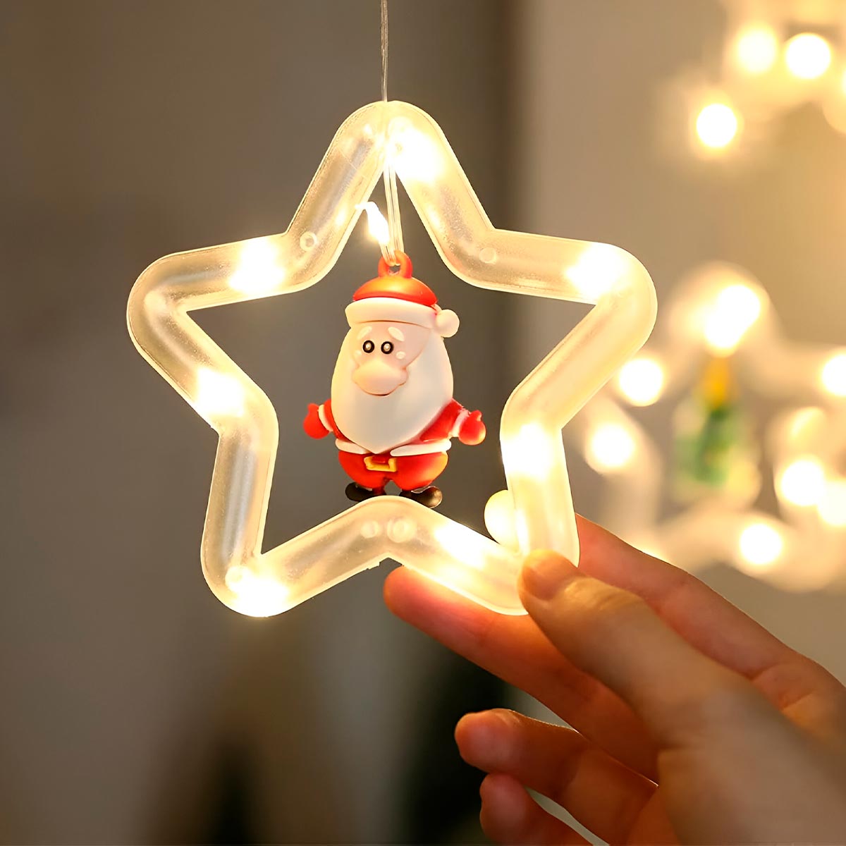 CORTINA DE LUCES LED PREMIUM PARA NAVIDAD 3 METROS