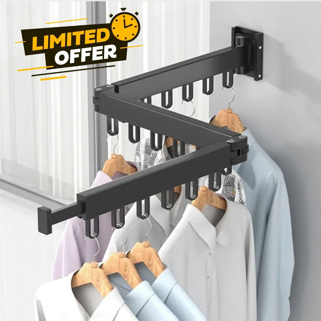 OFERTA 30% OFF✨TENDEDERO DE ROPA PLEGABLE 🌟AHORRA ESPACIO