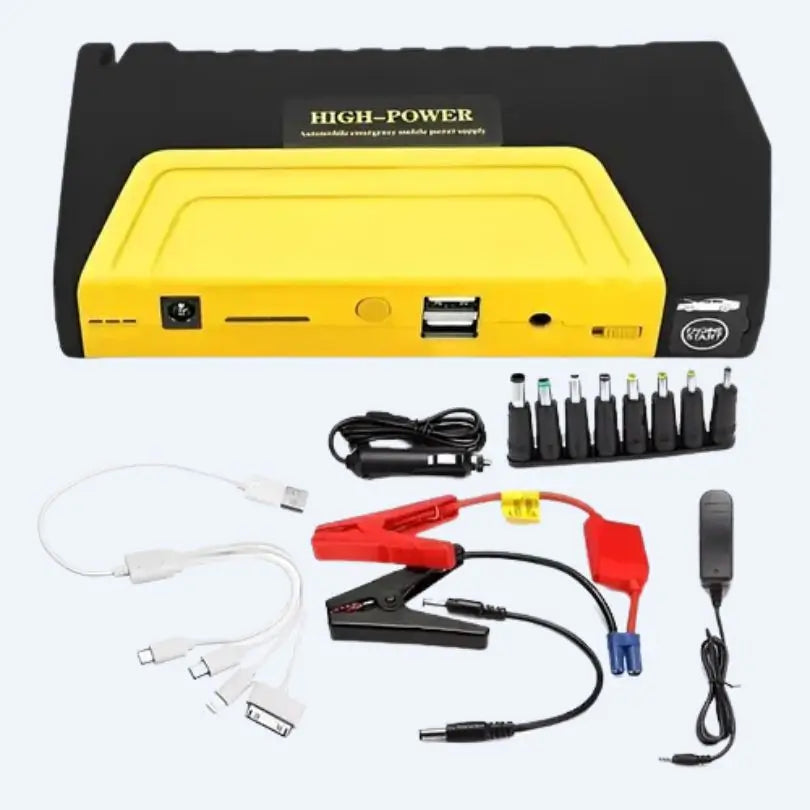 KIT DE EMERGENCIA: ✨ INICIADOR DE BATERÍA + INFLADOR DE LLANTAS ✨ 30% OFF
