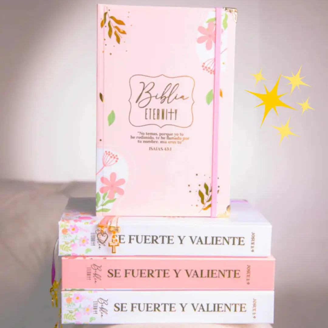 🙏 KIT PARA TU ESPACIO CON DIOS 💗 BIBLIA ETERNITY PASTA DURA 📕🙏 30% OFF