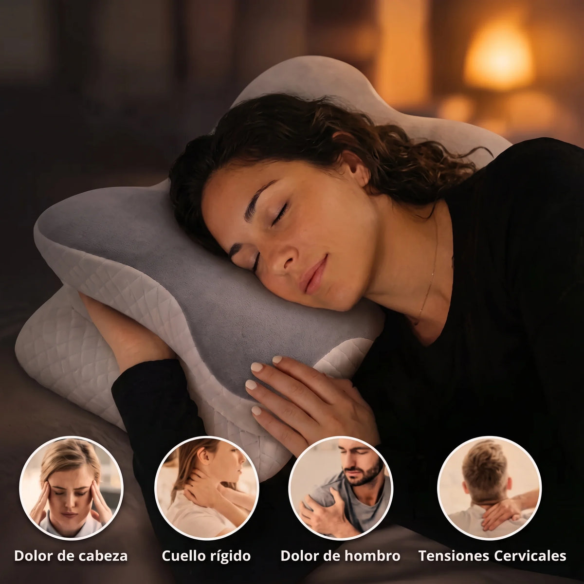Almohada Cervical Ortopedica Estrella ✨