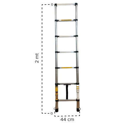 ESCALERA PLEGABLE ULTRA RESISTENTE 2 MTS - 3 MTS ⚡