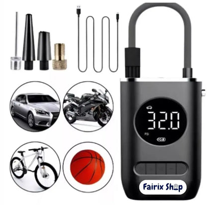INFLADOR DE LLANTAS PORTÁTIL 💥 CARROS, MOTOS, BICICLETAS, BALONES 💥 OFERTA 40% OFF