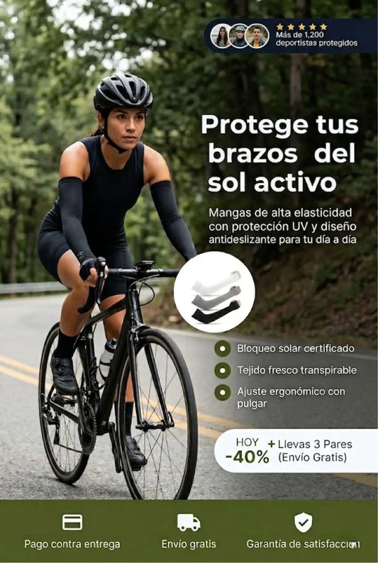 Mangas Protectoras para Brazos ✨ Calidad Prremium Pack X 3 Pares