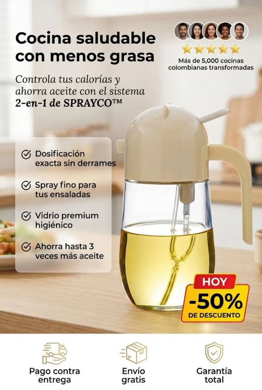 DISPENSADOR - SPRAY DE ACEITE ✨SPRAYCO™