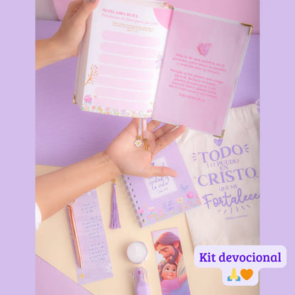 🙏 KIT PARA TU ESPACIO CON DIOS 💗 BIBLIA ETERNITY PASTA DURA 📕🙏 30% OFF