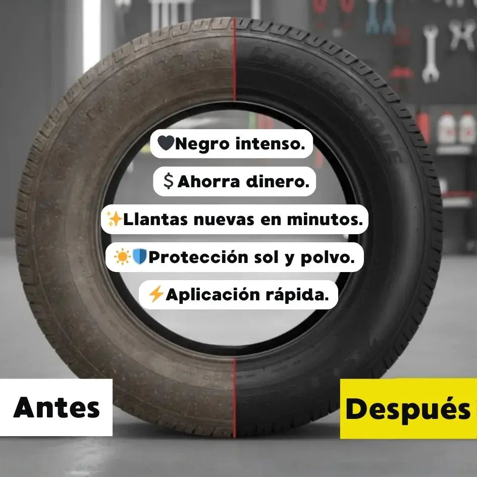 RESTAURADOR NEGRO PRO ✨ LLANTAS COMO NUEVAS ✨ OFERTA: 3 X $99.700