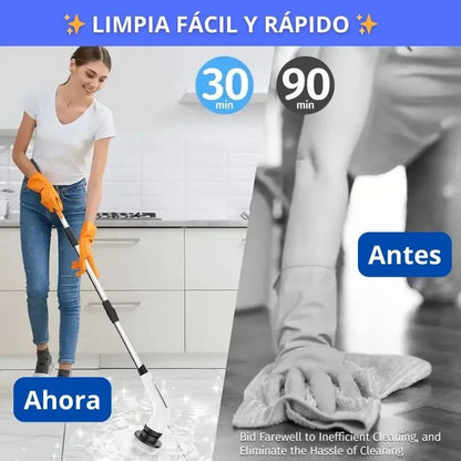 CEPILLO LIMPIADOR ELÉCTRICO 7 EN 1 ✨ LIMPIA FÁCIL Y RÁPIDO ✨