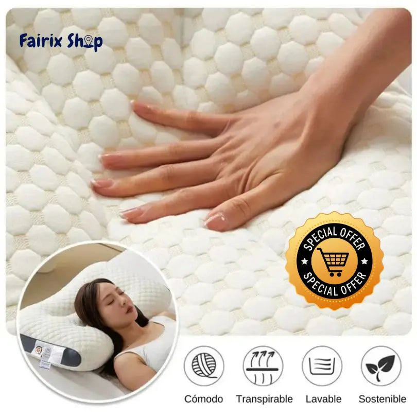 ALMOHADA ORTOPEDICA DULCES SUEÑOS ✨ 30% DE DESCUENTO