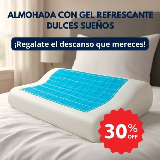ALMOHADA CON GEL REFRESCANTE DULCES SUEÑOS ✨ 30% DE DESCUENTO