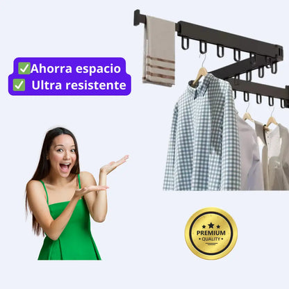 OFERTA 30% OFF✨TENDEDERO DE ROPA PLEGABLE 🌟AHORRA ESPACIO