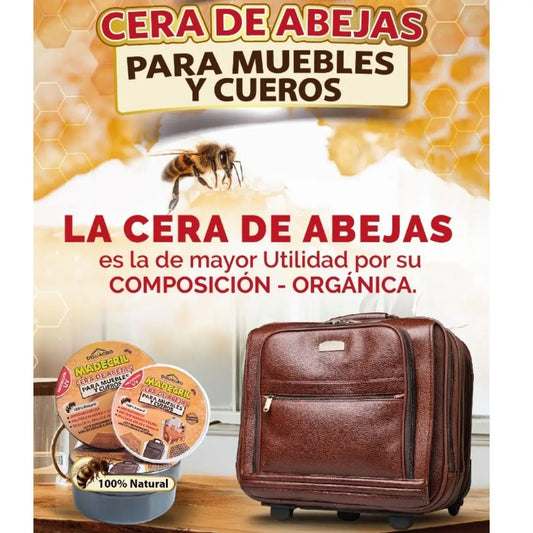 CERA PARA MUEBLES Y CUEROS ECOBRILLO