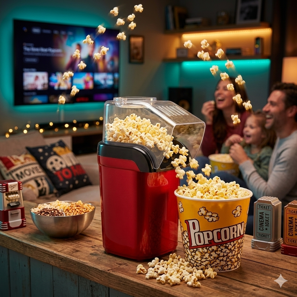 Crispetera Eléctrica — Palomitas de teatro en tu hogar 🍿