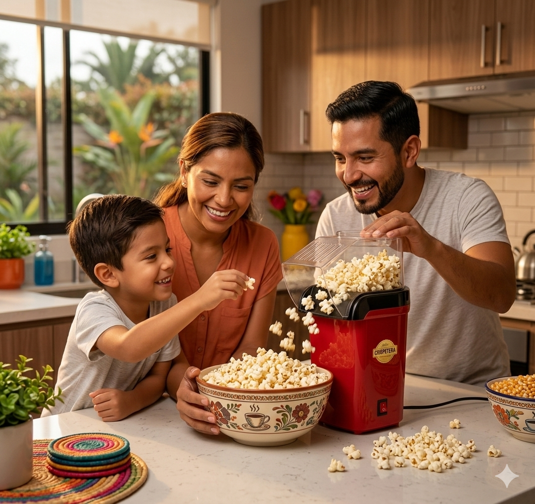 Crispetera Eléctrica — Palomitas de teatro en tu hogar 🍿