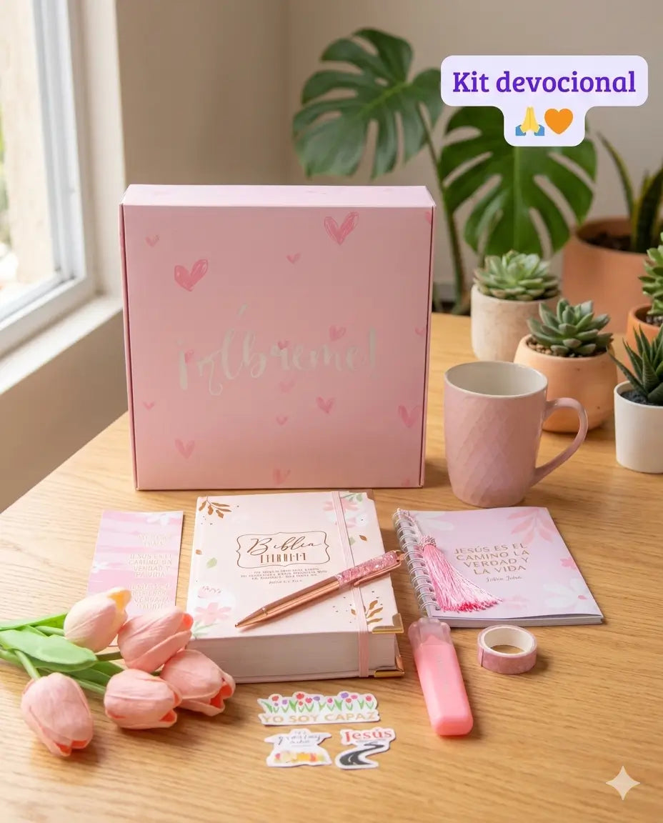 🙏 KIT PARA TU ESPACIO CON DIOS 💗 Biblia Eternity Pasta Dura 📕🙏 30% OFF