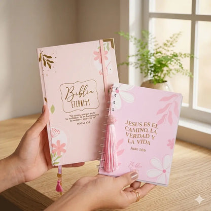 🙏 KIT PARA TU ESPACIO CON DIOS 💗 Biblia Eternity Pasta Dura 📕🙏 30% OFF